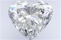 Natural Diamond 1.71 Carats, Heart with  Cut, H Color, SI2 Clarity and Certified by GIA