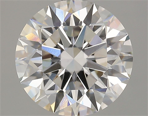 Picture of Lab Grown Diamond 3.70 Carats, Round with Ideal Cut, G Color, VS1 Clarity and Certified by IGI