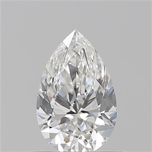 Picture of Natural Diamond 0.60 Carats, Pear with  Cut, G Color, VVS1 Clarity and Certified by GIA