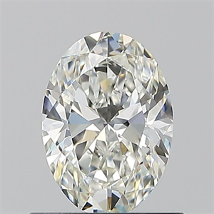 Picture of Natural Diamond 0.70 Carats, Oval with  Cut, H Color, VVS2 Clarity and Certified by GIA