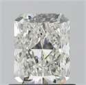 Natural Diamond 0.90 Carats, Radiant with  Cut, I Color, SI1 Clarity and Certified by GIA