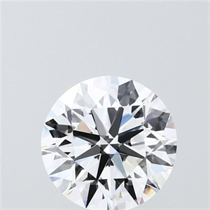 Picture of Lab Grown Diamond 1.50 Carats, Round with Excellent Cut, E Color, VVS2 Clarity and Certified by IGI