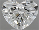 Natural Diamond 0.39 Carats, Heart with  Cut, G Color, VVS2 Clarity and Certified by IGI