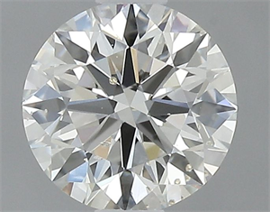 Foto Diamante Natural 0.53 quilates, Redondo , Color H, claridad SI2 y certificado GIA de