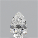 Natural Diamond 0.51 Carats, Pear with  Cut, E Color, SI1 Clarity and Certified by GIA