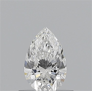 Picture of Natural Diamond 0.51 Carats, Pear with  Cut, E Color, SI1 Clarity and Certified by GIA