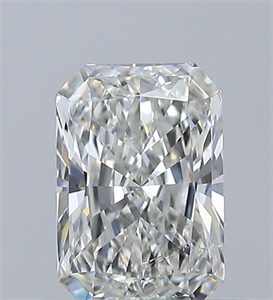 Picture of Natural Diamond 0.50 Carats, Radiant with  Cut, I Color, SI1 Clarity and Certified by GIA