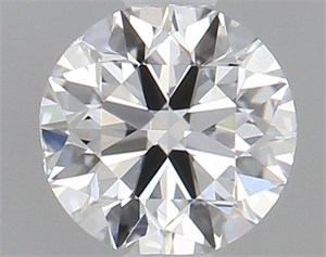Picture of Natural Diamond 0.40 Carats, Round with Very Good Cut, H Color, VS2 Clarity and Certified by GIA