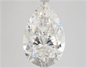 Natural Diamond 5.02 Carats, Pear with  Cut, F Color, VS2 Clarity and Certified by GIA