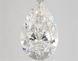 Picture of Natural Diamond 5.02 Carats, Pear with  Cut, F Color, VS2 Clarity and Certified by GIA