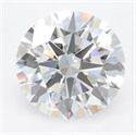 Lab Grown Diamond 2.32 Carats, Round with Ideal Cut, D Color, IF Clarity and Certified by IGI