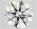 Natural Diamond 3.25 Carats, Round with Excellent Cut, F Color, VS1 Clarity and Certified by GIA