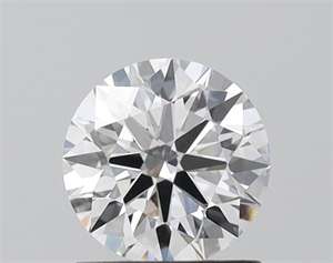 Picture of Lab Grown Diamond 1.05 Carats, Round with Ideal Cut, D Color, VVS2 Clarity and Certified by IGI