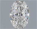 Diamante Natural 0.45 quilates, Ovalado , Color H, claridad VS1 y certificado GIA