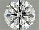 Diamante Natural 0.43 quilates, Redondo , Color F, claridad IF y certificado GIA
