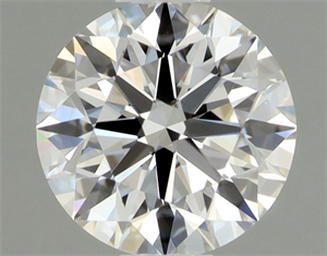 Foto Diamante Natural 0.43 quilates, Redondo , Color F, claridad IF y certificado GIA de