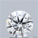 Lab Grown Diamond 1.05 Carats, Round with Ideal Cut, D Color, VVS2 Clarity and Certified by IGI