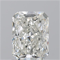 Natural Diamond 1.50 Carats, Radiant with  Cut, I Color, SI1 Clarity and Certified by GIA