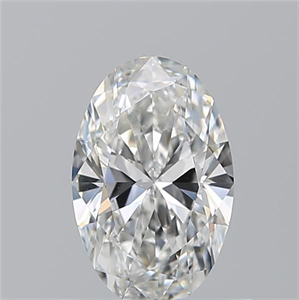 Picture of Natural Diamond 0.70 Carats, Oval with  Cut, G Color, VS2 Clarity and Certified by GIA