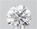 Lab Grown Diamond 1.29 Carats, Round with Ideal Cut, D Color, VVS1 Clarity and Certified by IGI