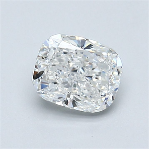 Foto Diamante Natural 1.02 quilates, Del cojín , Color F, claridad VS2 y certificado GIA de
