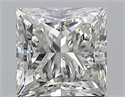 Natural Diamond 1.50 Carats, Princess with  Cut, I Color, SI1 Clarity and Certified by GIA
