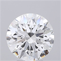 Del inventario de diamantes de laboratorio, 4.07 quilates, Redondo , Color F, claridad VS1 y certificado IGI