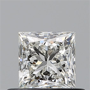 Picture of Natural Diamond 0.50 Carats, Princess with  Cut, I Color, VVS1 Clarity and Certified by GIA
