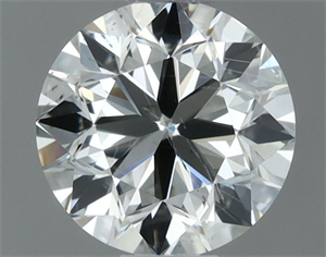 Picture of Natural Diamond 0.70 Carats, Round with Very Good Cut, J Color, SI1 Clarity and Certified by IGI