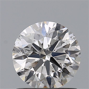 Picture of Natural Diamond 0.83 Carats, Round with Excellent Cut, E Color, SI1 Clarity and Certified by IGI