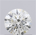 Natural Diamond 0.50 Carats, Round with Excellent Cut, K Color, I1 Clarity and Certified by GIA