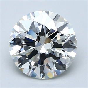 Picture of Natural Diamond 4.01 Carats, Round with Excellent Cut, I Color, VS1 Clarity and Certified by GIA