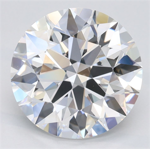 Picture of Lab Grown Diamond 3.69 Carats, Round with Excellent Cut, D Color, IF Clarity and Certified by GIA