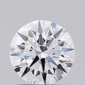 Picture of Lab Grown Diamond 1.51 Carats, Round with Excellent Cut, D Color, IF Clarity and Certified by GIA