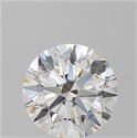 Diamante Natural 4.02 quilates, Redondo , Color I, claridad VVS2 y certificado GIA