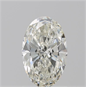 Natural Diamond 1.20 Carats, Oval with  Cut, J Color, VVS1 Clarity and Certified by GIA