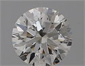 Natural Diamond 0.41 Carats, Round with Excellent Cut, F Color, IF Clarity and Certified by GIA