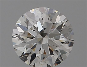 Picture of Natural Diamond 0.41 Carats, Round with Excellent Cut, F Color, IF Clarity and Certified by GIA