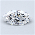 Natural Diamond 3.51 Carats, Marquise with  Cut, D Color, SI2 Clarity and Certified by GIA