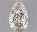 Natural Diamond 1.00 Carats, Pear with  Cut, J Color, VVS2 Clarity and Certified by IGI