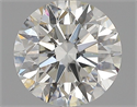 Natural Diamond 0.71 Carats, Round with Excellent Cut, J Color, SI1 Clarity and Certified by GIA