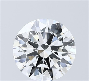 Picture of Lab Grown Diamond 3.00 Carats, Round with Excellent Cut, D Color, VVS1 Clarity and Certified by IGI