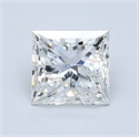Diamante Natural 1.01 quilates, Princesa , Color F, claridad SI1 y certificado GIA