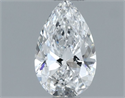 Natural Diamond 0.30 Carats, Pear with  Cut, D Color, VVS1 Clarity and Certified by GIA