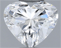Natural Diamond 0.30 Carats, Heart with  Cut, F Color, VS1 Clarity and Certified by GIA