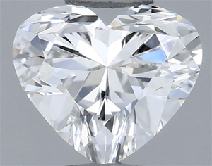 Picture of Natural Diamond 0.30 Carats, Heart with  Cut, F Color, VS1 Clarity and Certified by GIA