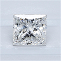 Natural Diamond 1.20 Carats, Princess with  Cut, E Color, SI2 Clarity and Certified by GIA