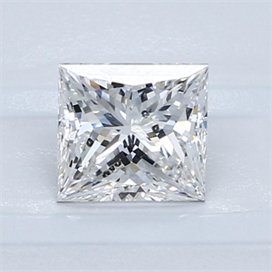Picture of Natural Diamond 1.20 Carats, Princess with  Cut, E Color, SI2 Clarity and Certified by GIA