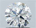 Natural Diamond 0.90 Carats, Round with Very Good Cut, F Color, VS1 Clarity and Certified by GIA