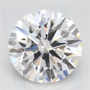 Picture of Lab Grown Diamond 2.09 Carats, Round with Excellent Cut, D Color, VVS1 Clarity and Certified by GIA